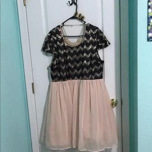 Plus Size Sequin Dress